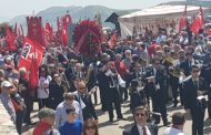 Il corteo del Primo maggio a Portella della Ginestra