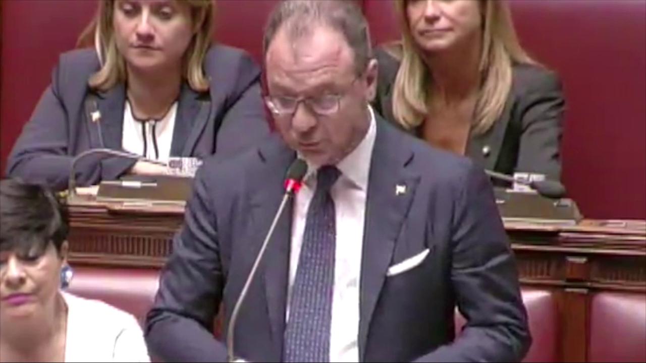 Camera dei deputati: L'On. Giorgio Mulè ha ricordato Giovanni Tumbiolo. Pubblichiamo il video