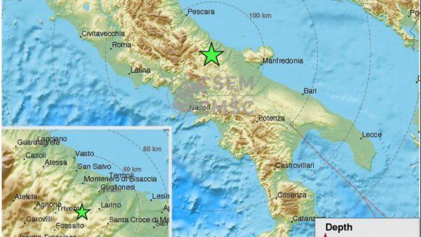 Terremoto in Molise, prima scossa di magnitudo 4.7, poi la seconda: tanta paura ma solo lievi danni