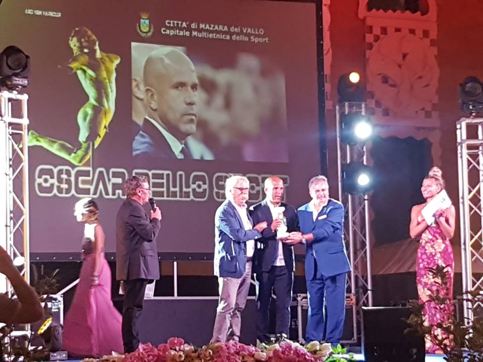 Mazara. Si è svolto l'Oscar dello Sport. Tra i premiati l’allenatore della Nazionale Under 21 di calcio Gigi Di Biagio