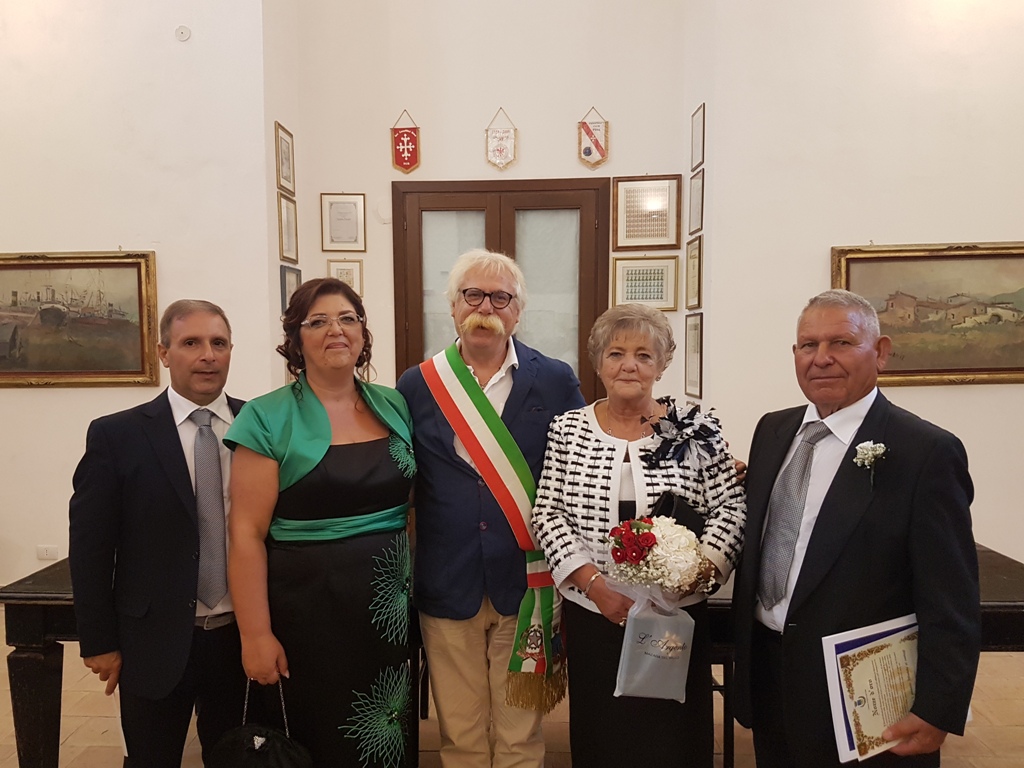 Mazara. NOZZE D’ORO per i coniugi Vinci e NOZZE D'ARGENTO per i coniugi Mondello