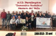 L’ASD Paralimpica  “Mimì Rodolico” Mazara ex ASD Disabili Mazara compie trent’anni