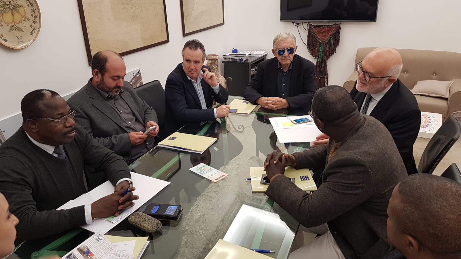 Mazara. Visita al Distretto di una importante delegazione di imprenditori del Congo-Brazzaville