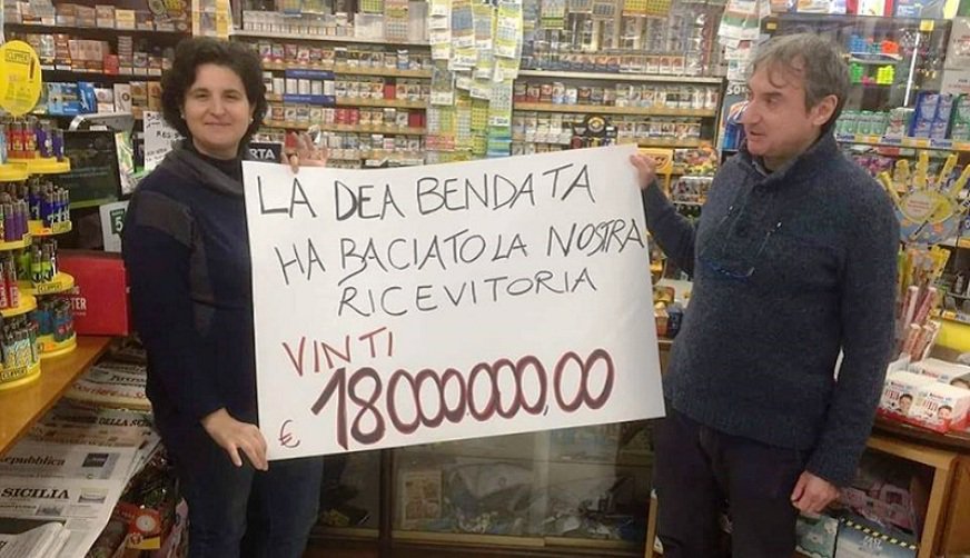 Vincita con l'EuroJackpot a Valledolmo: centrato un 5+2 da 18 milioni di euro