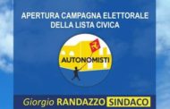 Mazara: Oggi l'apertura della campagna elettorale degli 