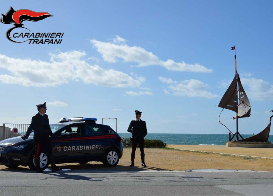 Carabinieri effettuano un arresto a Mazara, Erice e Campobello