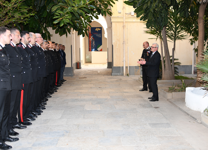 Visita del Prefetto presso il Comando Provinciale Carabinieri di Trapani