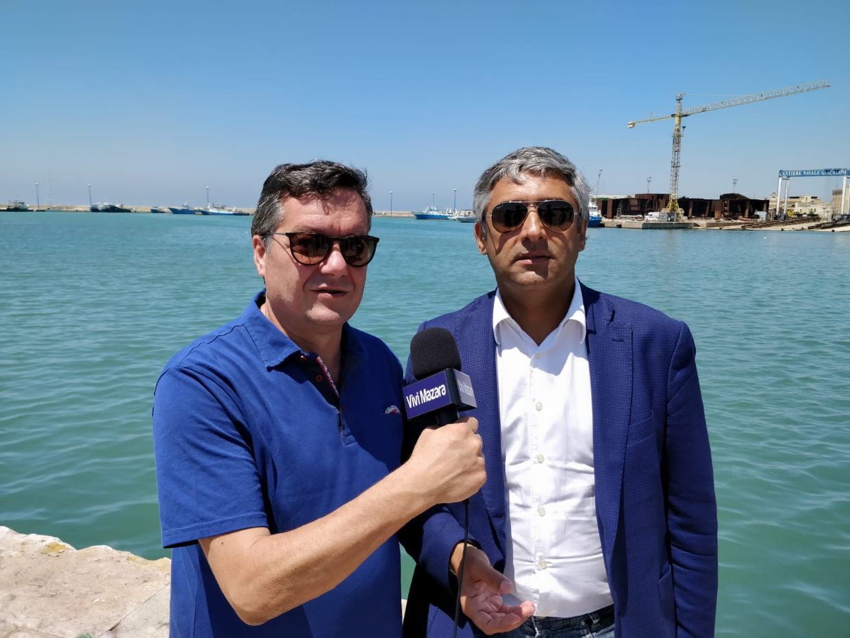 Mazara. Dragaggio del porto canale. Intervista all'On. Toni Scilla