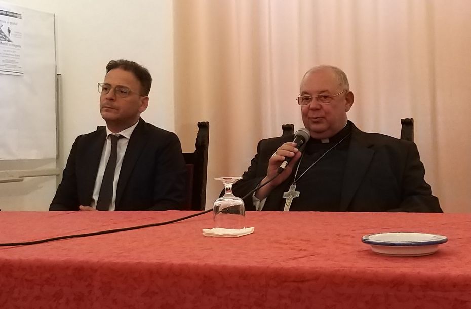 Sua Eccellenza Mons. Vito Rallo, nunzio apostolico in Marocco, in visita al Comune di Mazara