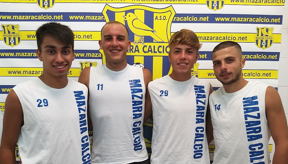 Mazara calcio: Adamo, Sammartano, Nieto e Lo Grasso in gialloblu