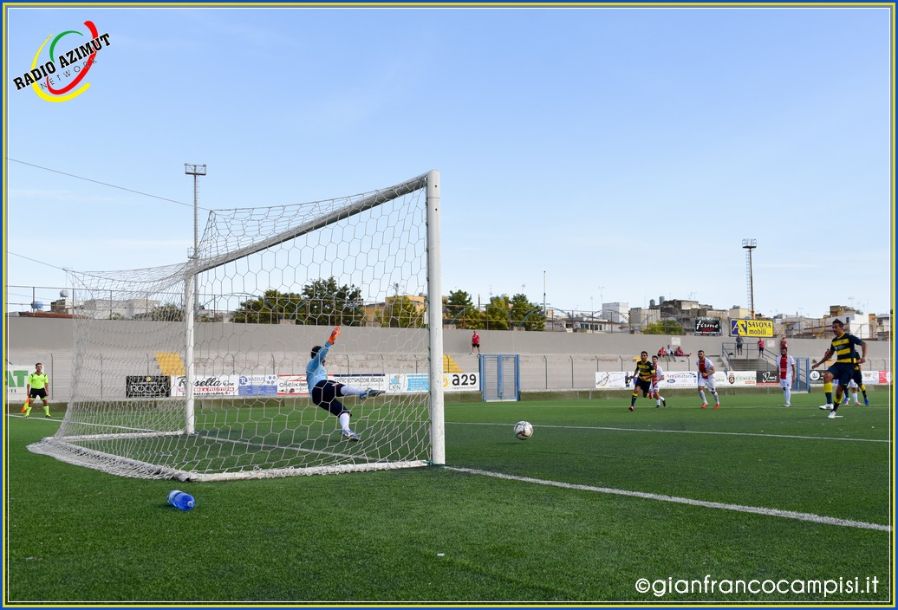 Eccellenza A: Mazara - Misilmeri 1-1. Il portiere ospite De Miere ferma i canarini