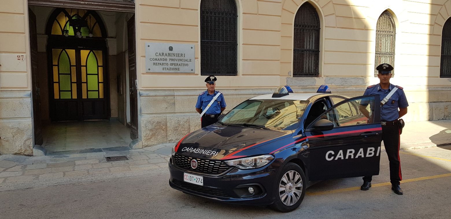 Trapani. I CARABINIERI ARRESTANO L’AUTORE DI UNA RAPINA A MANO ARMATA