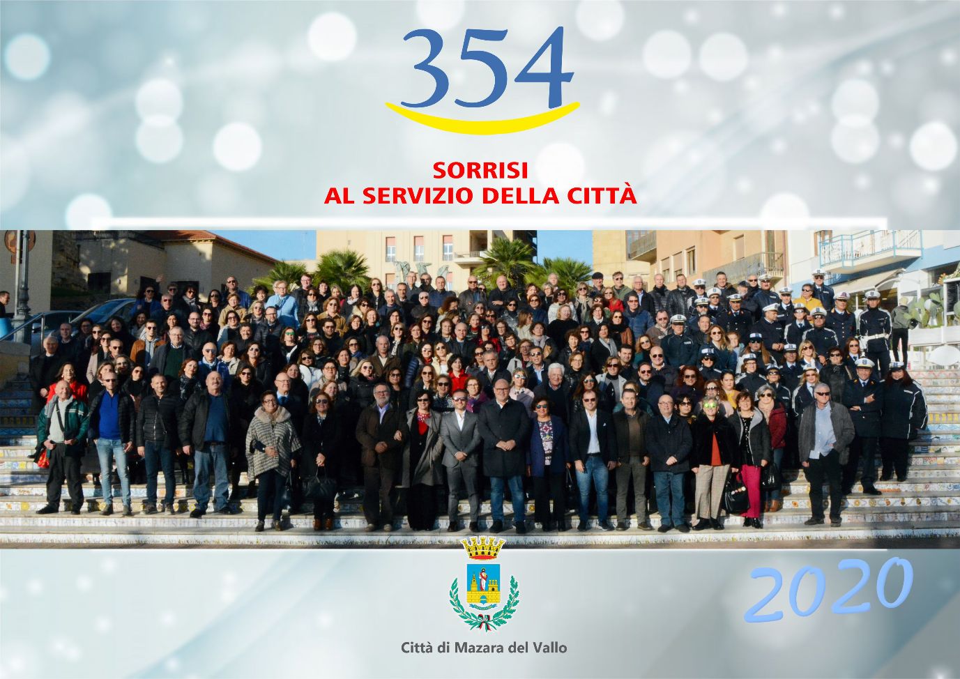 354 sorrisi al servizio della Città. Il calendario 2020 dei dipendenti del Comune di Mazara