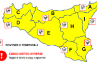 Maltempo e piogge in arrivo, allerta gialla in Sicilia fino a domani