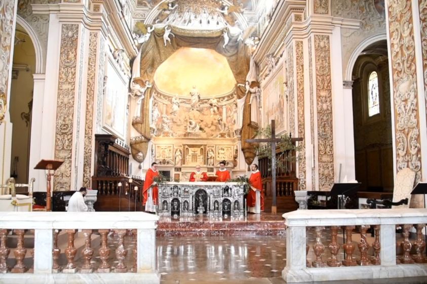 Dalla Cattedrale di Mazara, la Santa messa nella Domenica delle Palme, presieduta dal Vescovo