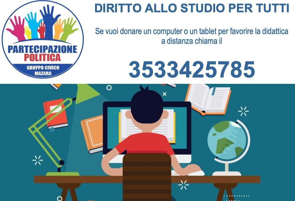 Mazara. Partecipazione Politica, Campagna per l'accessibilità della didattica a distanza