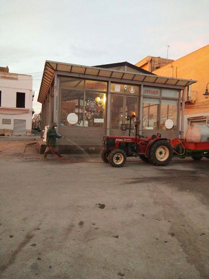 Mazara. Sanificazione con trattori, il prossimo intervento giovedì 7 maggio