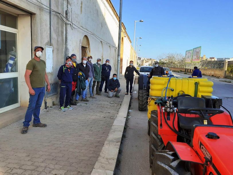 Mazara. SANIFICAZIONE, IL SINDACO RINGRAZIA IL GRUPPO “MAZARA AGRICOLA”