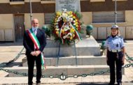 Mazara. Festa della Repubblica, semplice cerimonia dinanzi al Monumento ai Caduti per la Patria