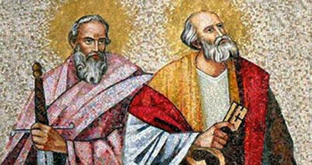 Oggi 29 Giugno Santi Pietro e Paolo apostoli