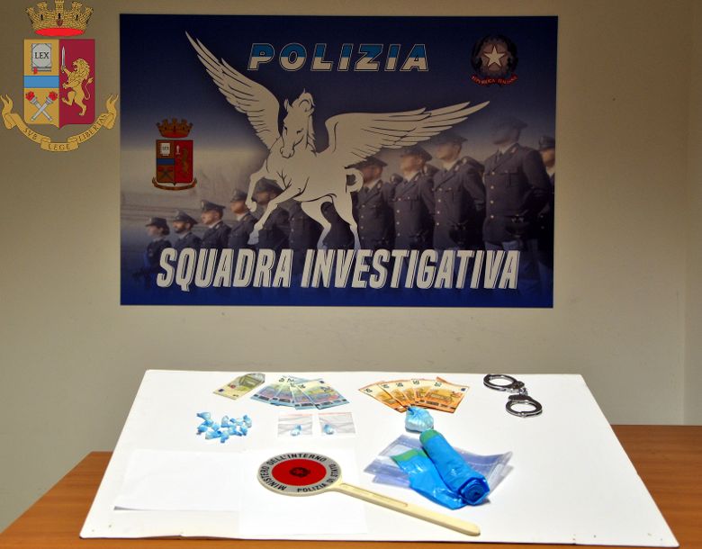 Mazara. La Polizia di Stato arresta un mazarese per detenzione ai fini di spaccio di cocaina