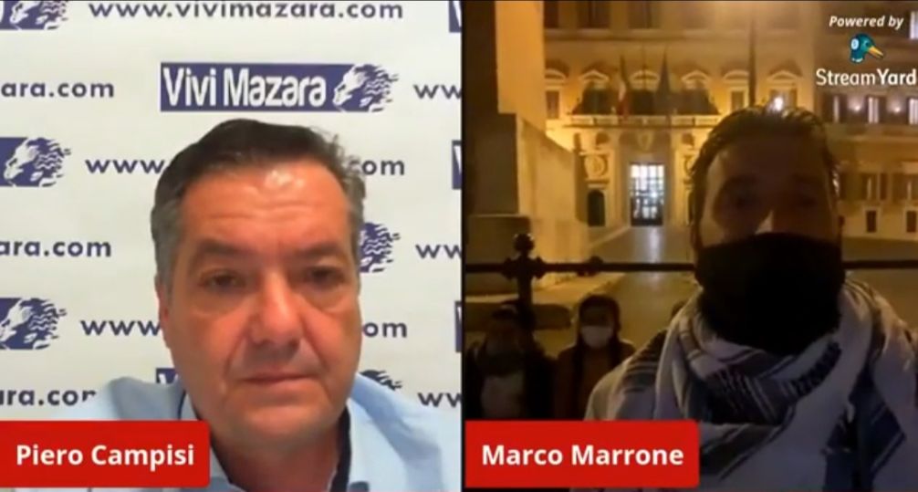 VIDEO COLLEGAMENTO CON PIAZZA MONTECITORIO A ROMA, CONTINUA LA PROTESTA DEI FAMILIARI DEI 18 PESCATORI IN STATO DI FERMO IN LIBIA