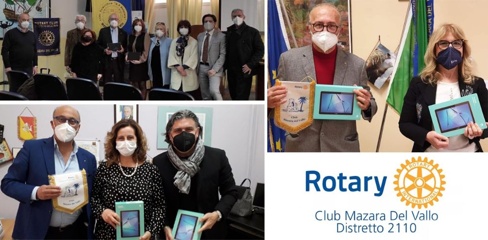 Rotary Mazara, tablet a 3 Istituti scolastici per aiutare studenti bisognosi