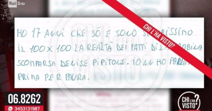 “Ho visto io Denise Pipitone”: il testimone esce allo scoperto