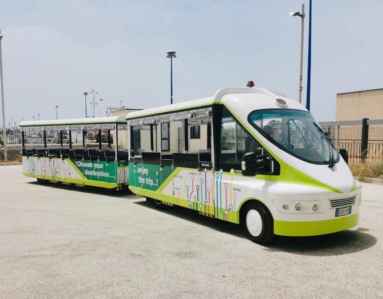 Mazara. Ha preso il via oggi il servizio di trasporto estivo tramite trenino elettrico gommato tra il centro città e le zone balneari