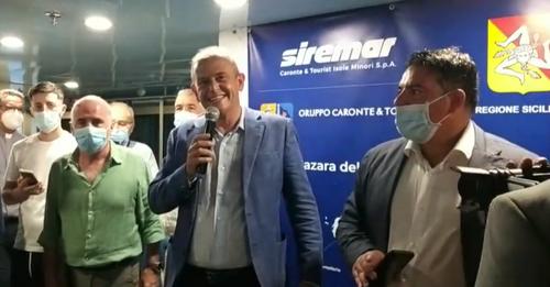 Dichiarazione Vincenzo Franza a cerimonia inaugurazione linea Mazara-Pantelleria