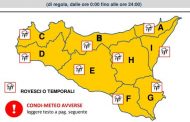 CASTELLAMMARE DEL GOLFO. Maltempo: allerta meteo arancione per l’intera giornata del 10 novembre.  Previsti temporali e forti raffiche di vento