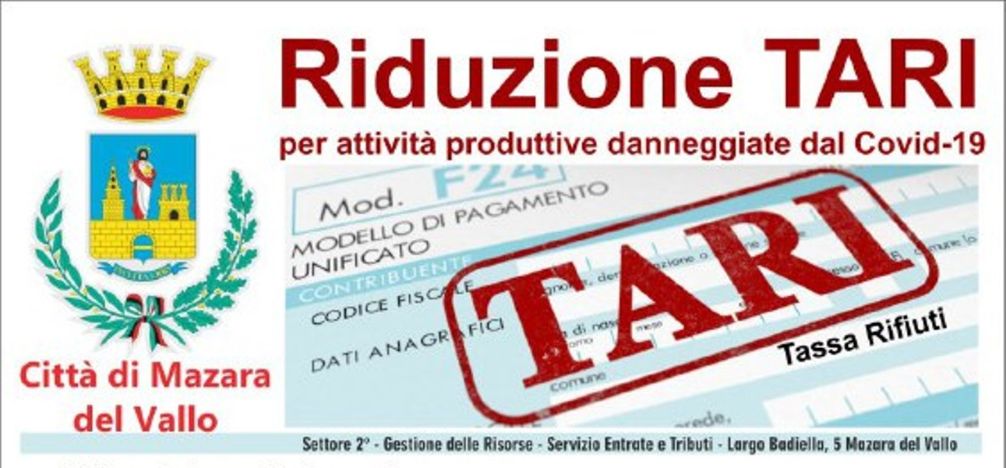 Mazara. Modifica al regolamento per la riduzione della Tari alle utenze domestiche