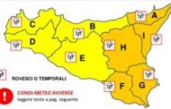 Maltempo in Sicilia, nuovo bollettino della protezione civile regionale