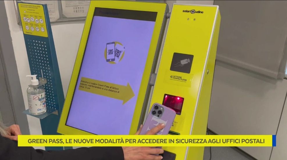 POSTE ITALIANE: MODALITA’ DI ACCESSO AGLI UFFICI POSTALI DELLA PROVINCIA DI TRAPANI CON IL GREEN PASS