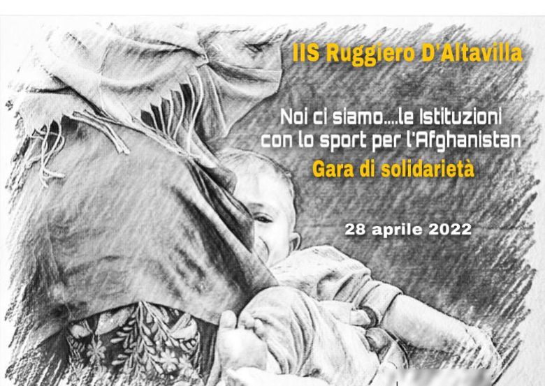 Mazara. Manifestazione di solidarietà, per il giorno 28 aprile 2022 “Noi ci siamo…le Istituzioni con lo sport per l’Afghanistan”