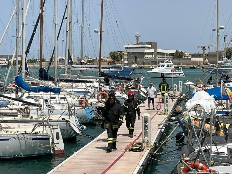 Esercitazione Antincendio al porto di Mazara del Vallo