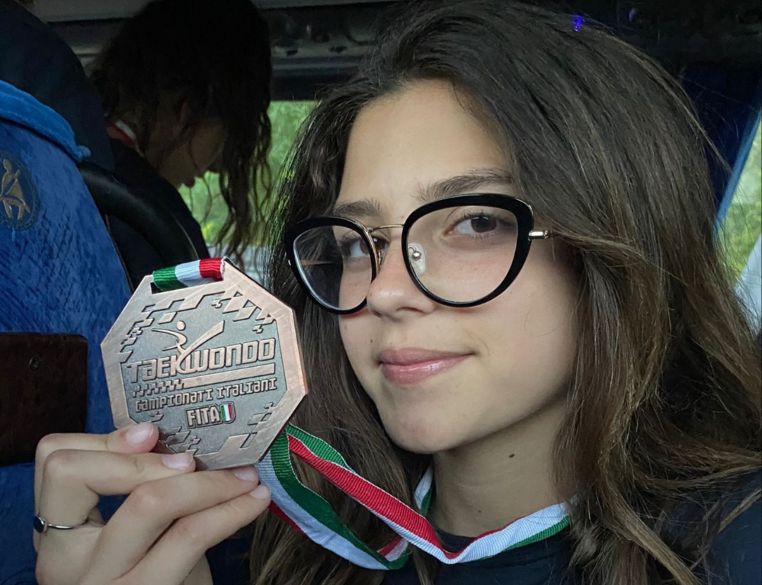 Mazara. Ancora un'altra medaglia di livello nazionale per il team Angileri. Natalie Foderà conquista la medaglia di bronzo all'Olympic Dream Cup 2022