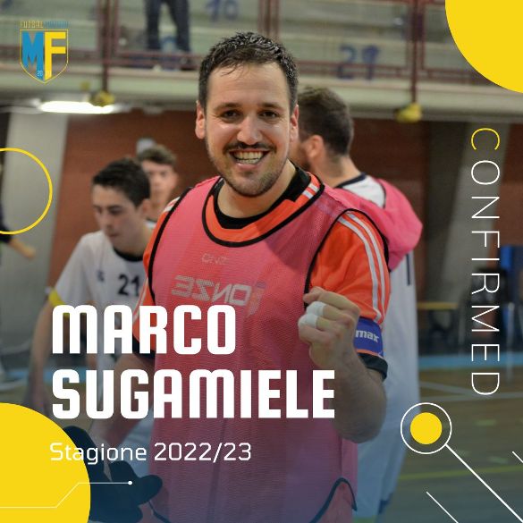 Futsal Mazara 2020: MARCO SUGAMIELE CONFERMATO FRA I PALI DELLA PORTA GIALLOBLU