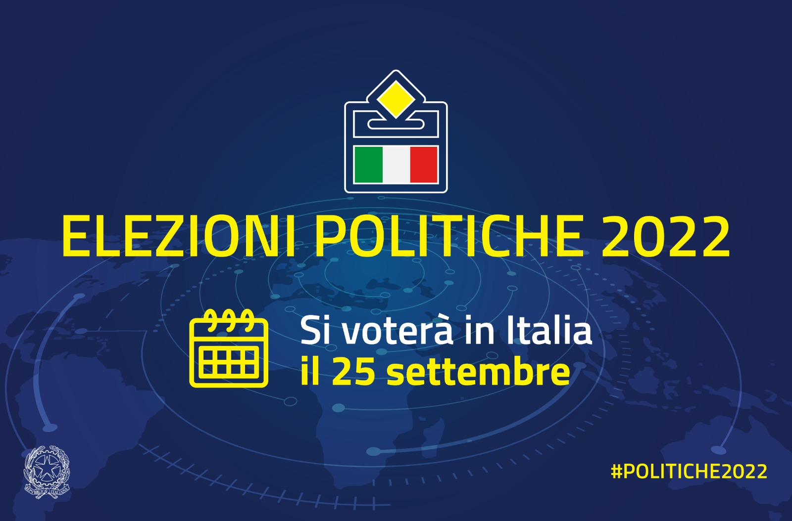 Elezioni, domenica 25 settembre si vota dalle ore 7 alle ore 23 per il rinnovo del Parlamento nazionale, del Parlamento regionale e per l'elezione del Presidente della Regione Siciliana