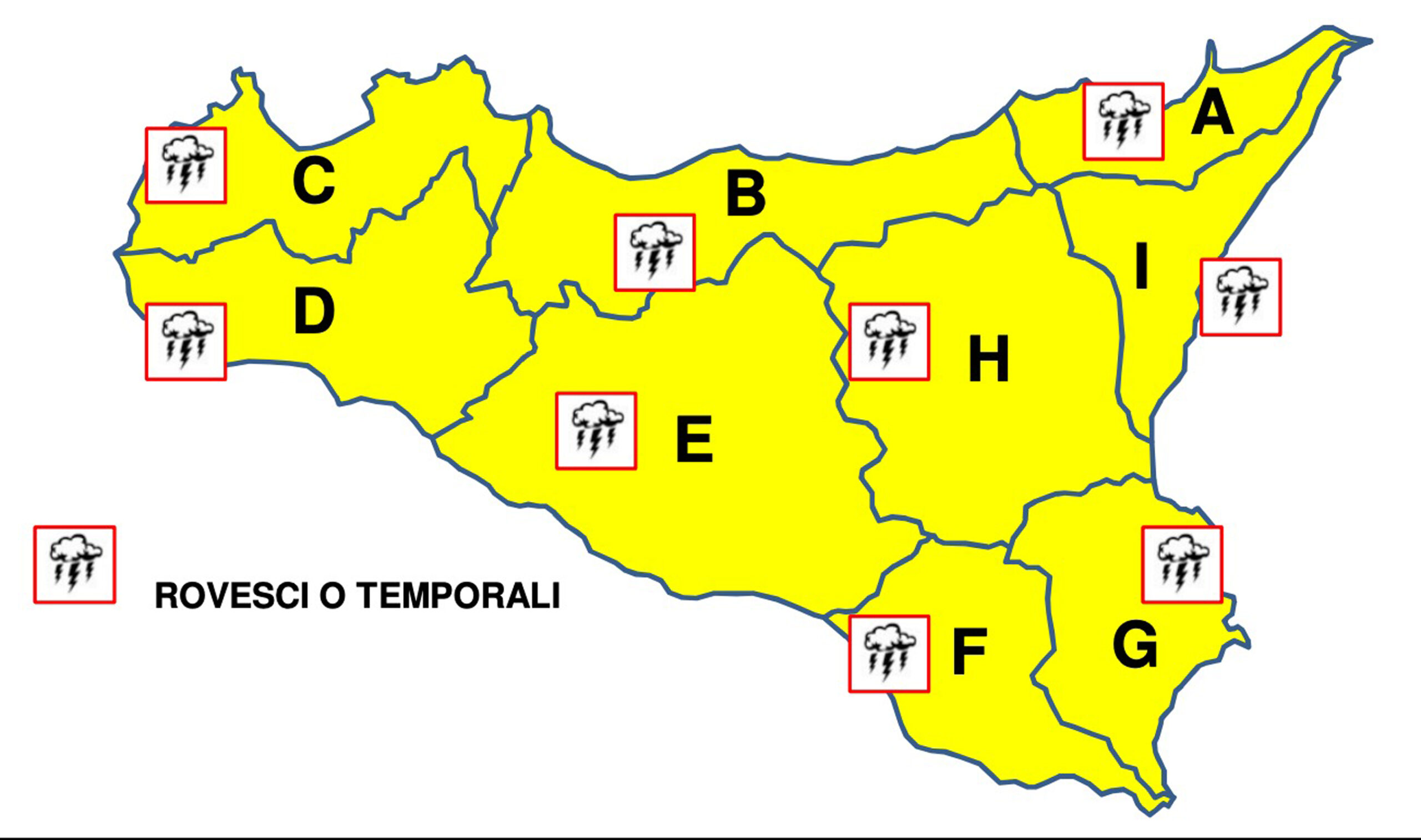 Mazara. Allerta gialla meteo. Livello di attenzione precauzionale per possibili precipitazioni da domani (4 novembre)