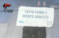 PANTELLERIA: IN GIRO COL CARTELLO SUL PARABREZZA “TUTTO FUMO E NIENTE ARRESTO” ARRESTATO DAI CARABINIERI