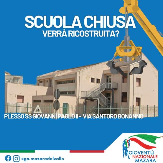 Gioventù Nazionale di Mazara: La chiusura della cultura!