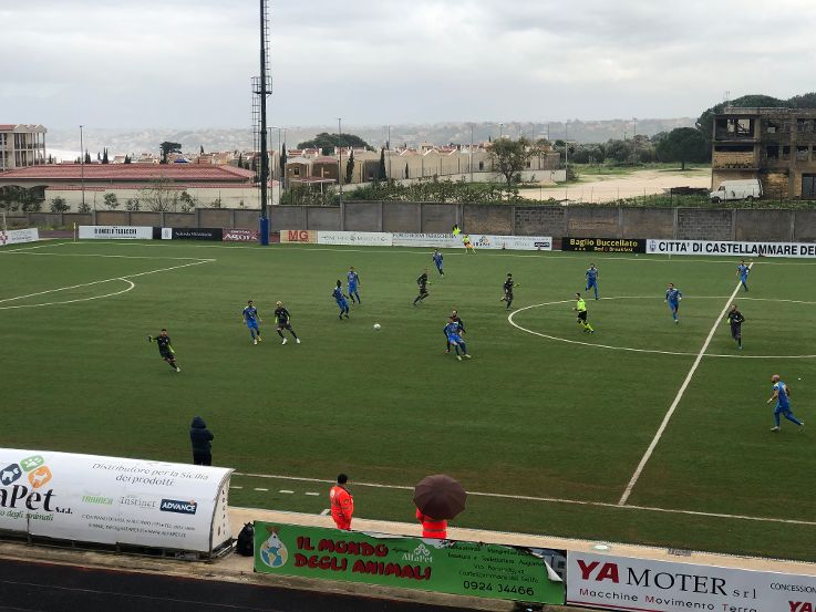 Casteldaccia - Mazara 2-0. Termina con una sconfitta il campionato del Mazara