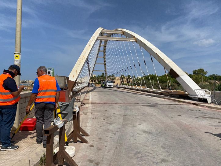 Mazara. Lavori Ponte Delia/Arena, le aperture ed i lavori del week end