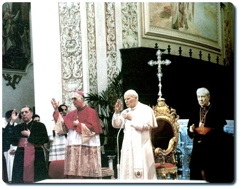 30 ANNI FA PAPA GIOVANNI PAOLO II A MAZARA, STASERA MESSA IN CATTEDRALE