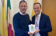 Mazara. Incontro in Comune con il vice campione italiano master di Taekwondo Vito Marino