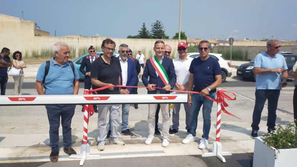 Mazara. Inaugurato il nuovo parcheggio di via Impastato