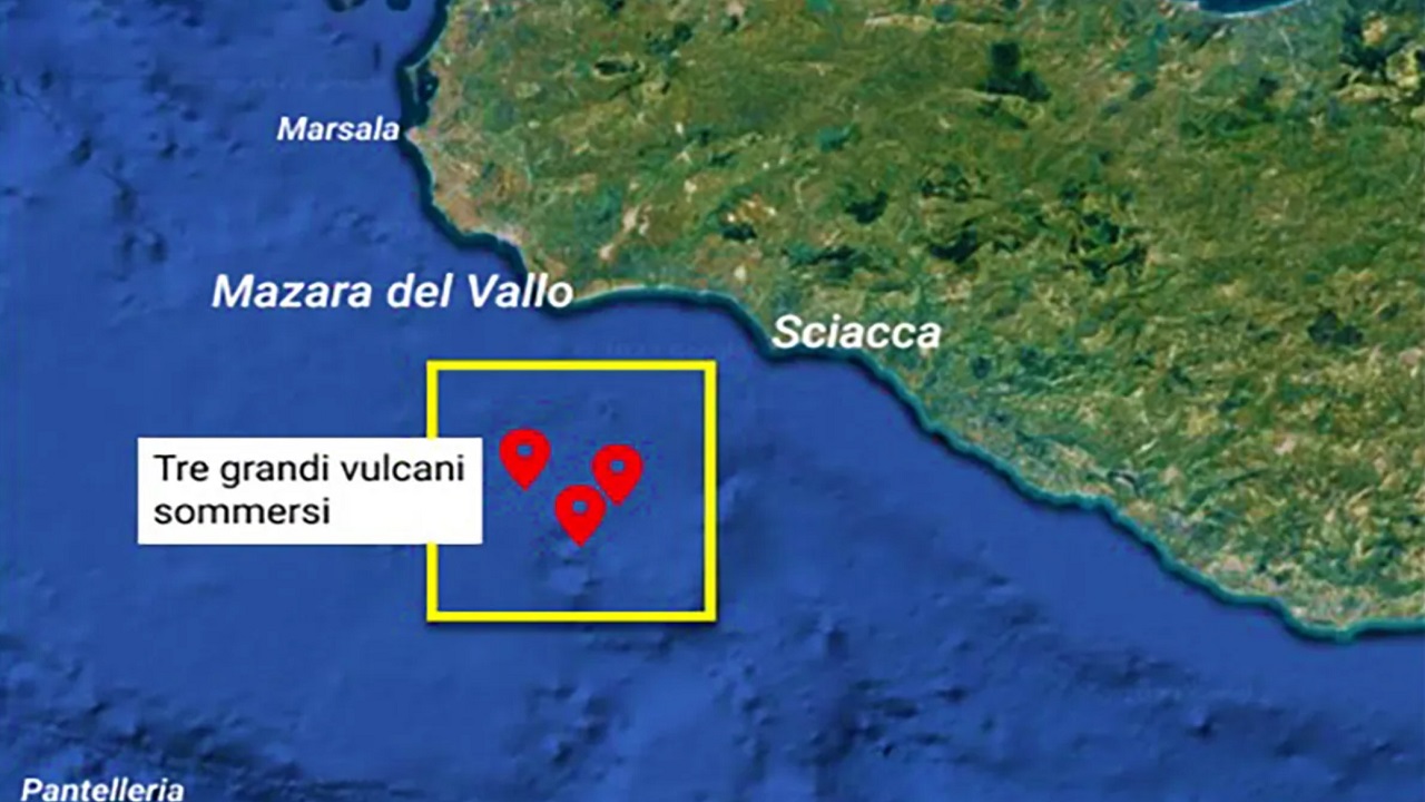 Mazara. Scoperti vulcani, situati nell’area tra Mazara del Vallo e Sciacca