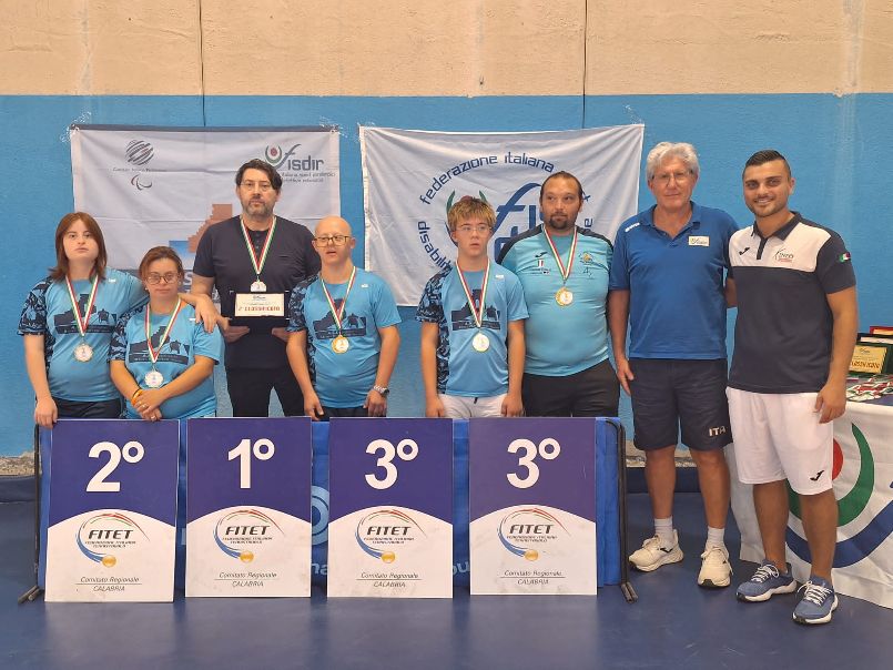 Mazara. Asaro Francesco e Spina Francesco della Mimì Rodolico si laureano campioni italiani di Tennis Tavolo nel campionato di serie “A” fisdir