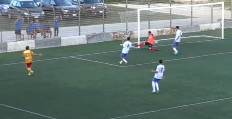 UNIONE SPORTIVA MAZARA 46 - CASTELLAMMARE 1-0. Gran Gol di Mario Erbini